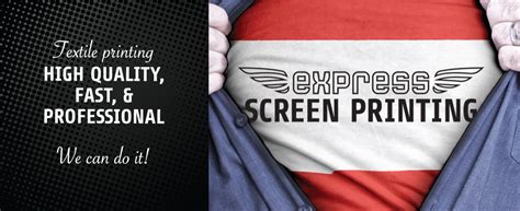 Fast and Affordable Screen Printing Services from Express Print